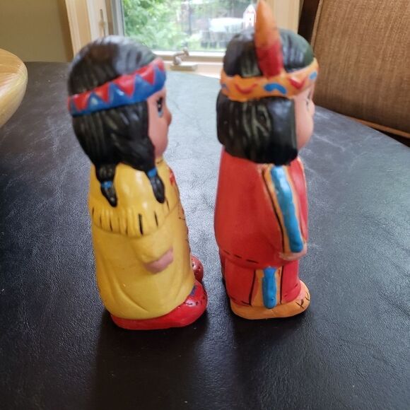 Bisque American Indian Boy & Girl Set - Picture 3 of 8